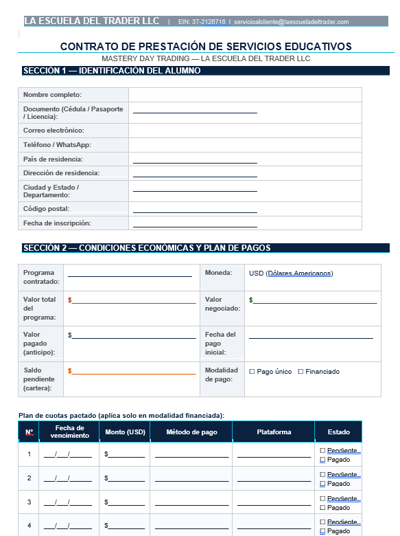 Contrato legal firmado